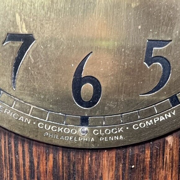 American Cuckoo Clock Co. Mission Style Cuckoo Clock. Very Rare. - Picture 15 of 15